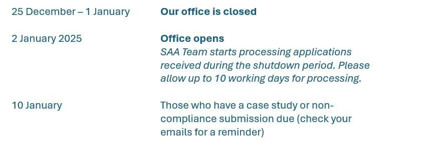 office closed